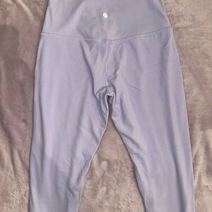 Women's Lavender High-Waist Leggings